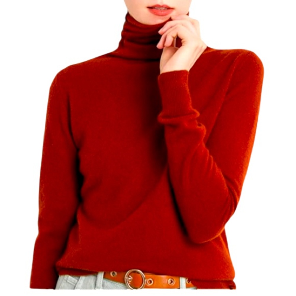 J.CREW 💯 Cashmere Italian Yarn Turtleneck Size M